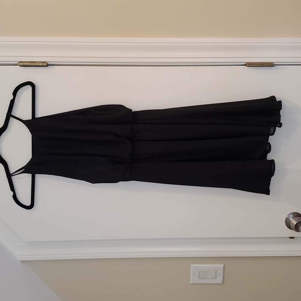 Halter dress with keyhole back